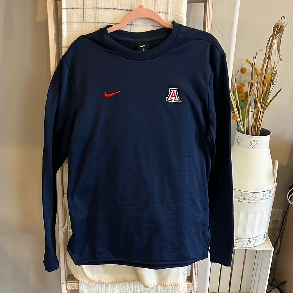Arizona Wildcats Nike Navy Long Sleeve Pullover